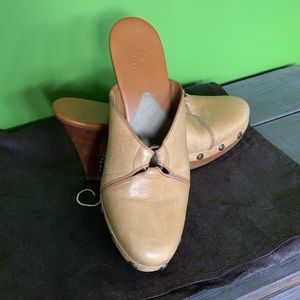 Cole Haan Leather mule with dust bag